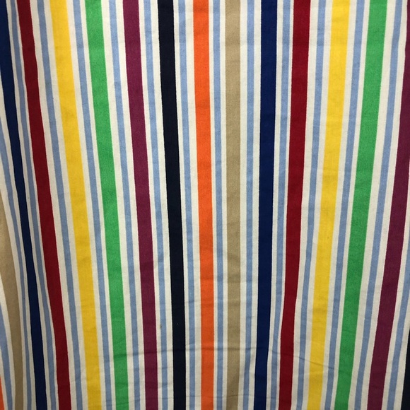 ASOS Women’s Dress One Shoulder Double Ruffle Stripe Multicolor Column - Picture 5 of 10